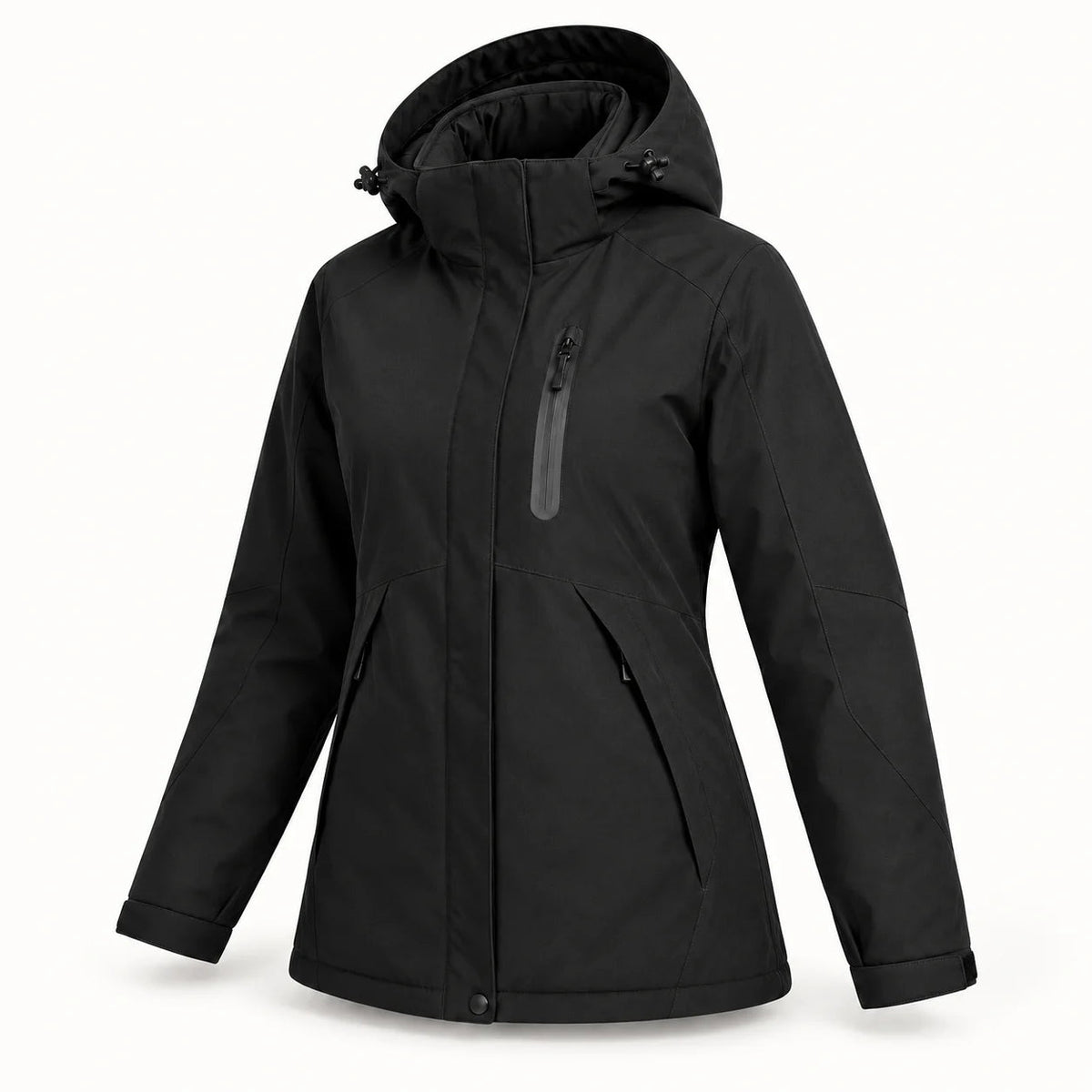 PyreFit Traverso – Beheizbarer Damenparka – Schwarz