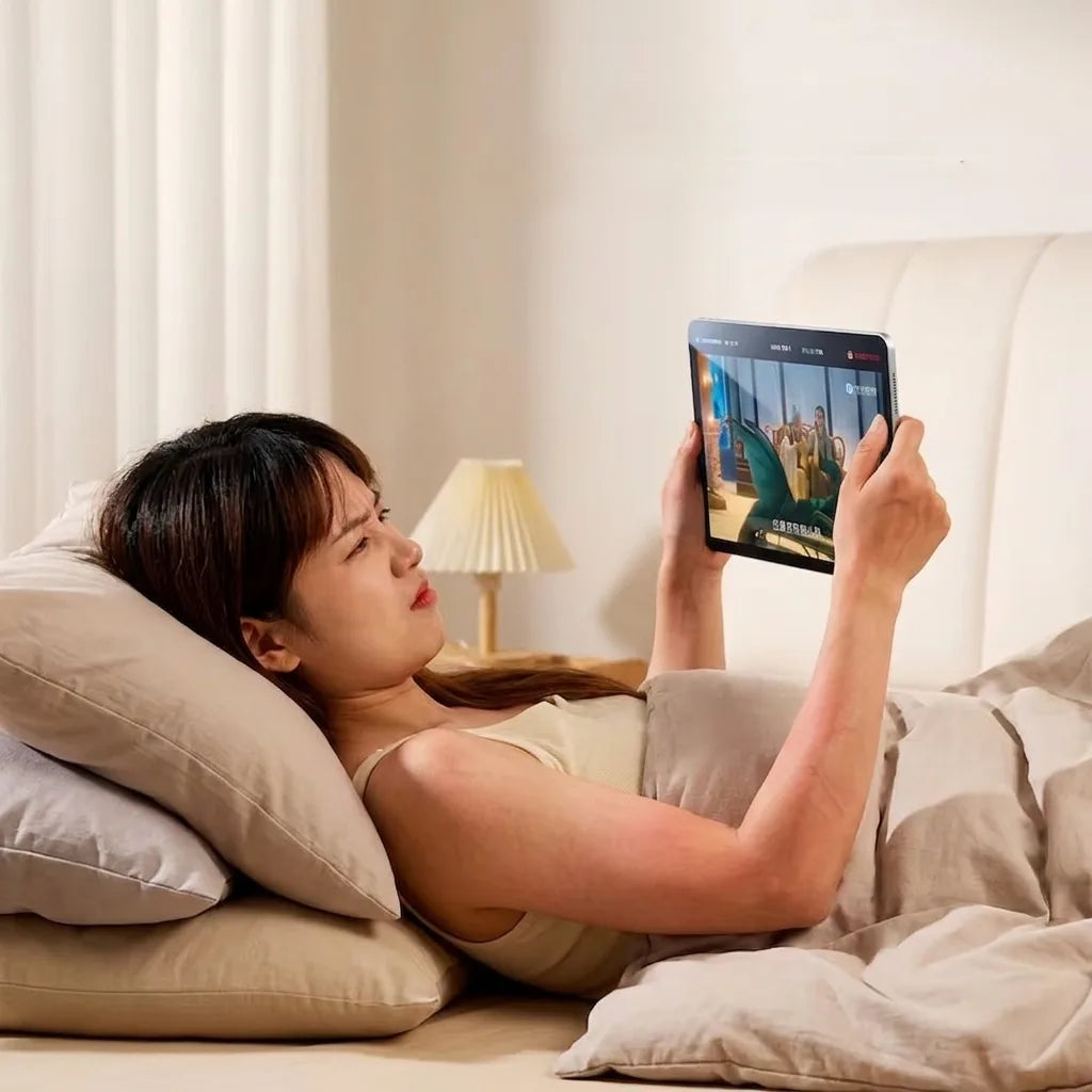 Das Halten Ihres Geräts im Bett wird schnell unbequem