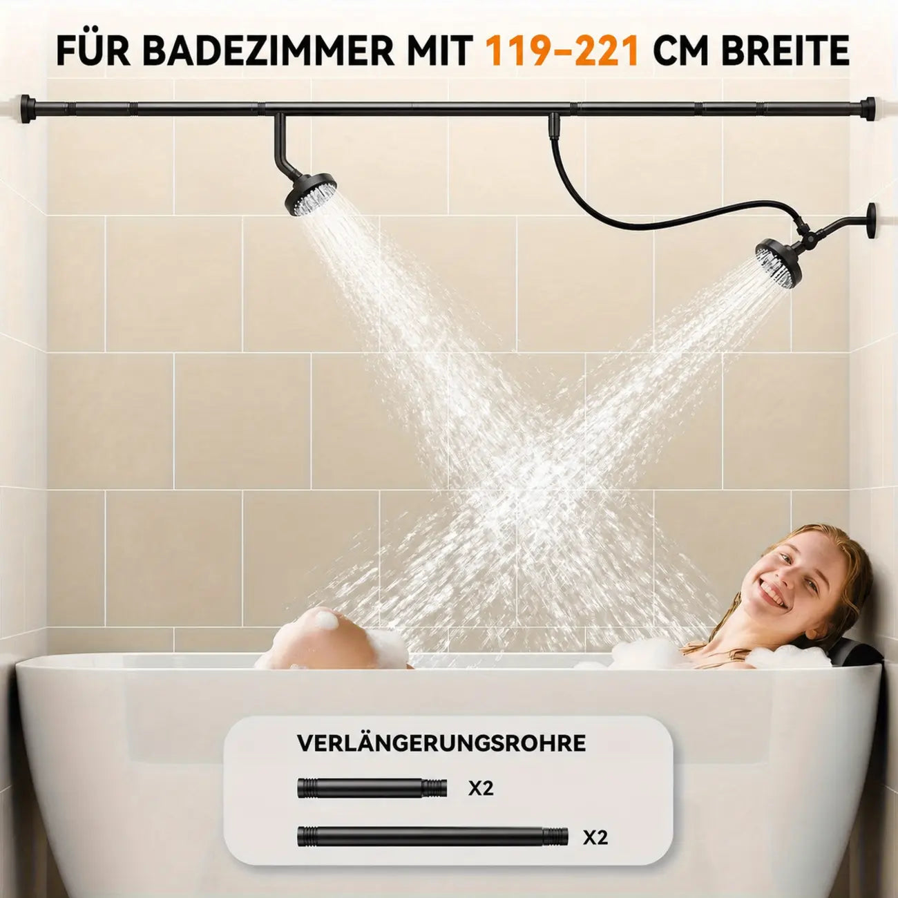 Für Komfort & flexible Positionierung gestaltet