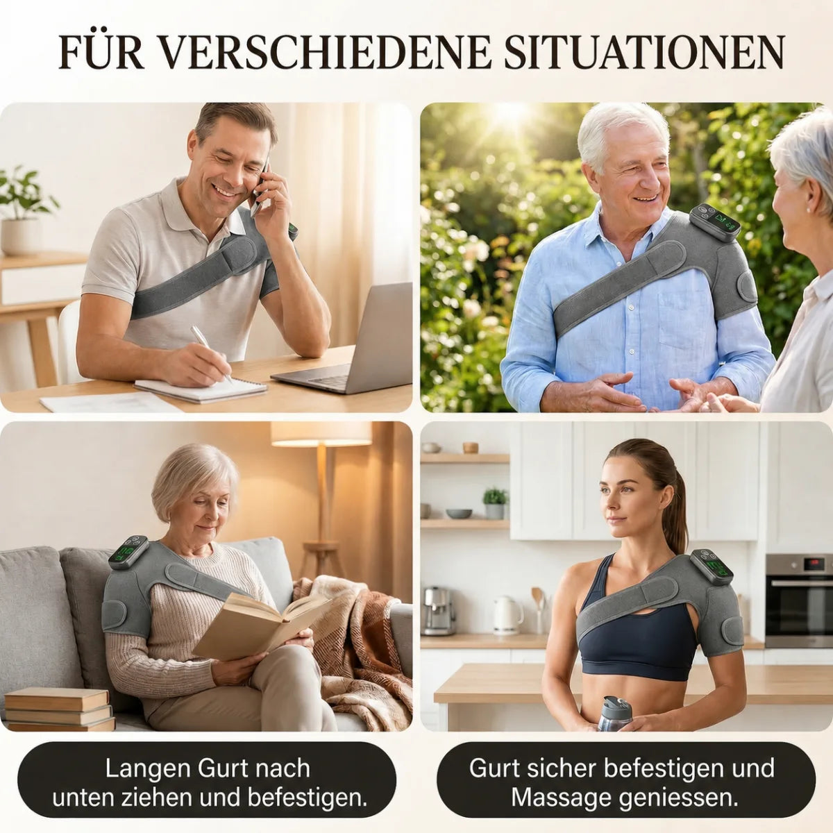 Bequeme Unterstützung für jeden Tag