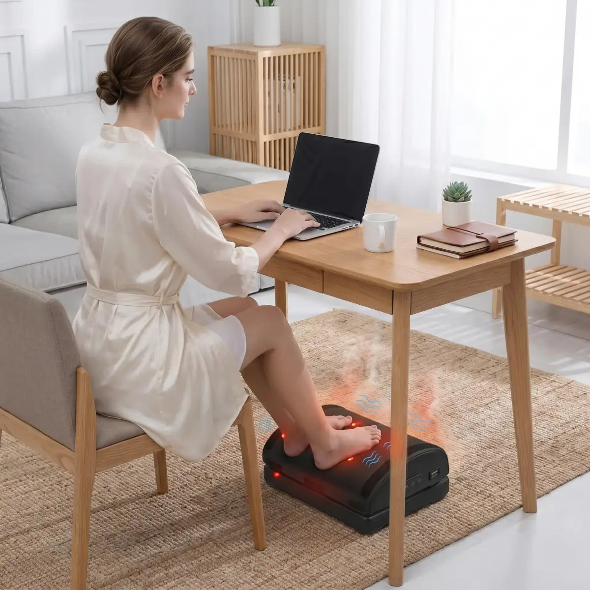 Sanfte Wärme & Vibration auf Knopfdruck