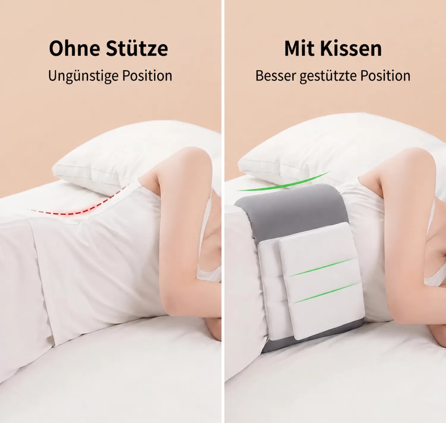 Lassen Sie Ihren unteren Rücken nicht länger absinken
