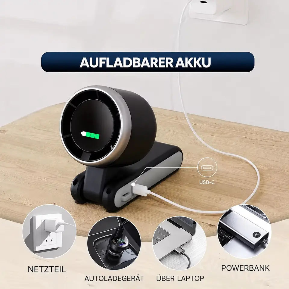 Digitaldisplay und USB-C-Laden