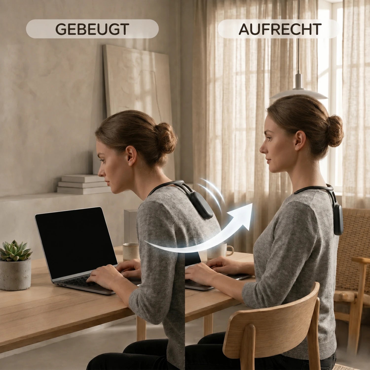 Tragen Sie es, ohne daran zu denken