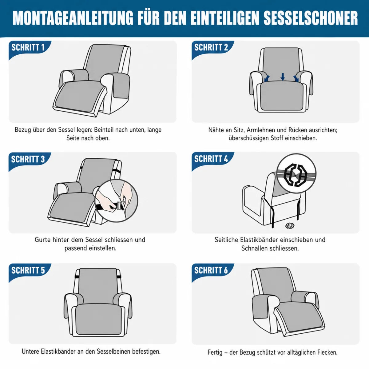 Einfache Montage in wenigen Minuten