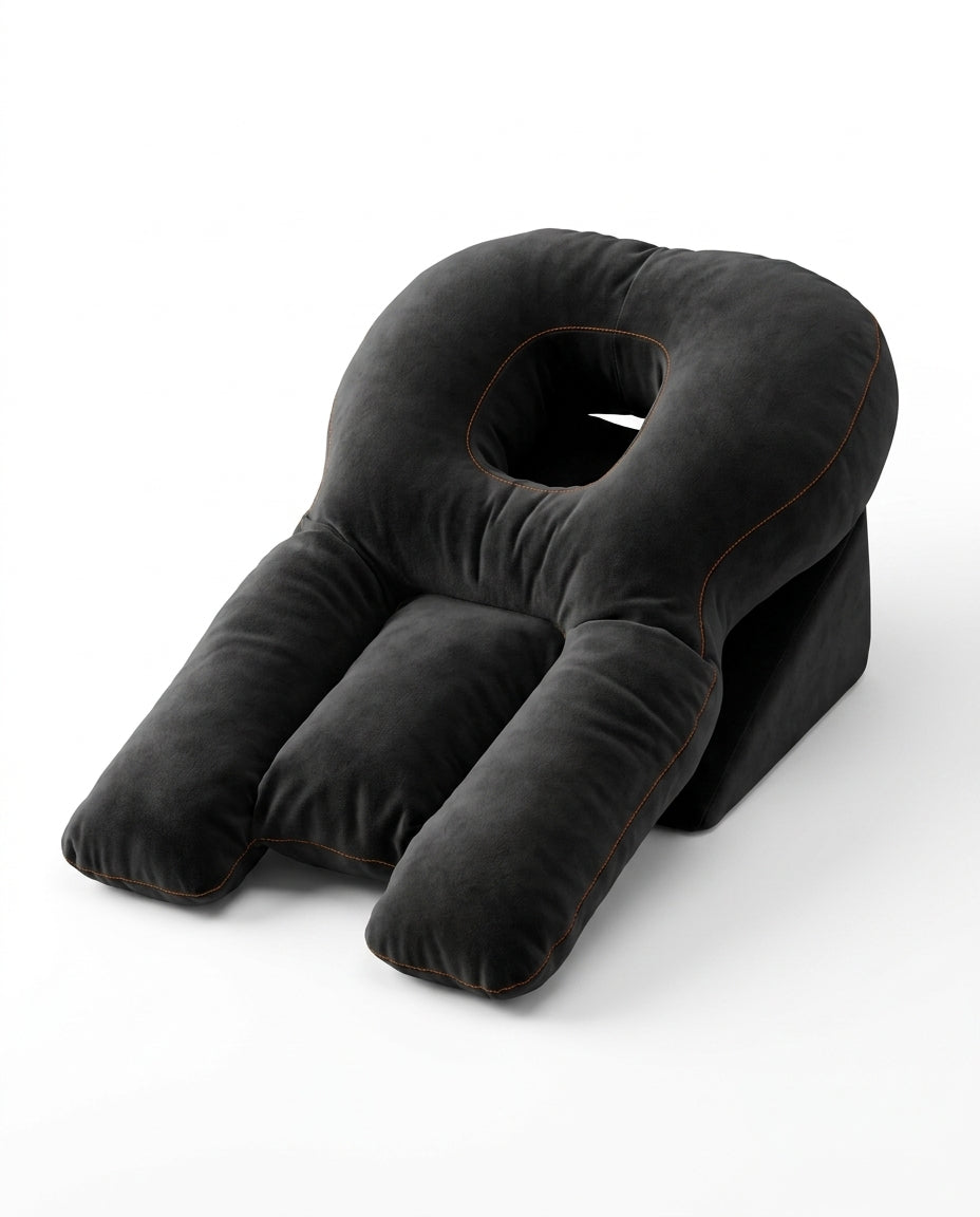 Bauchschläferkissen mit verstellbarer Füllung – Memory Foam für druckfreies Liegen – Produktbild 1