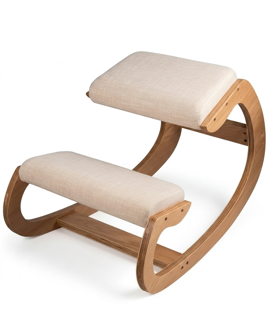 Kniestuhl ergonomisch gepolstert – aufrechte Haltung am Schreibtisch – Produktbild 1