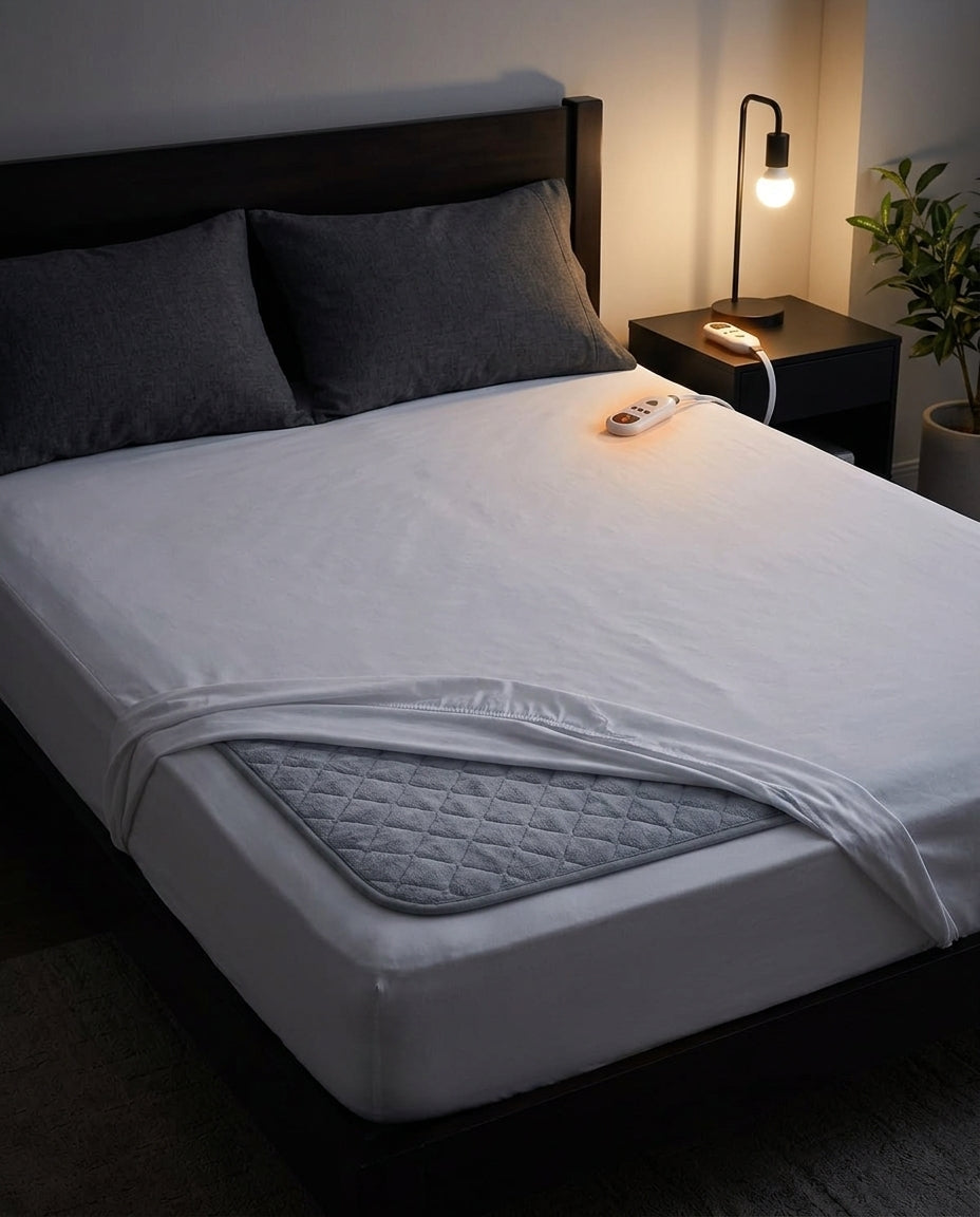 Heizdecke fürs Bett mit einstellbarer Wärme – vorwärmen für kalte Nächte – Produktbild 1