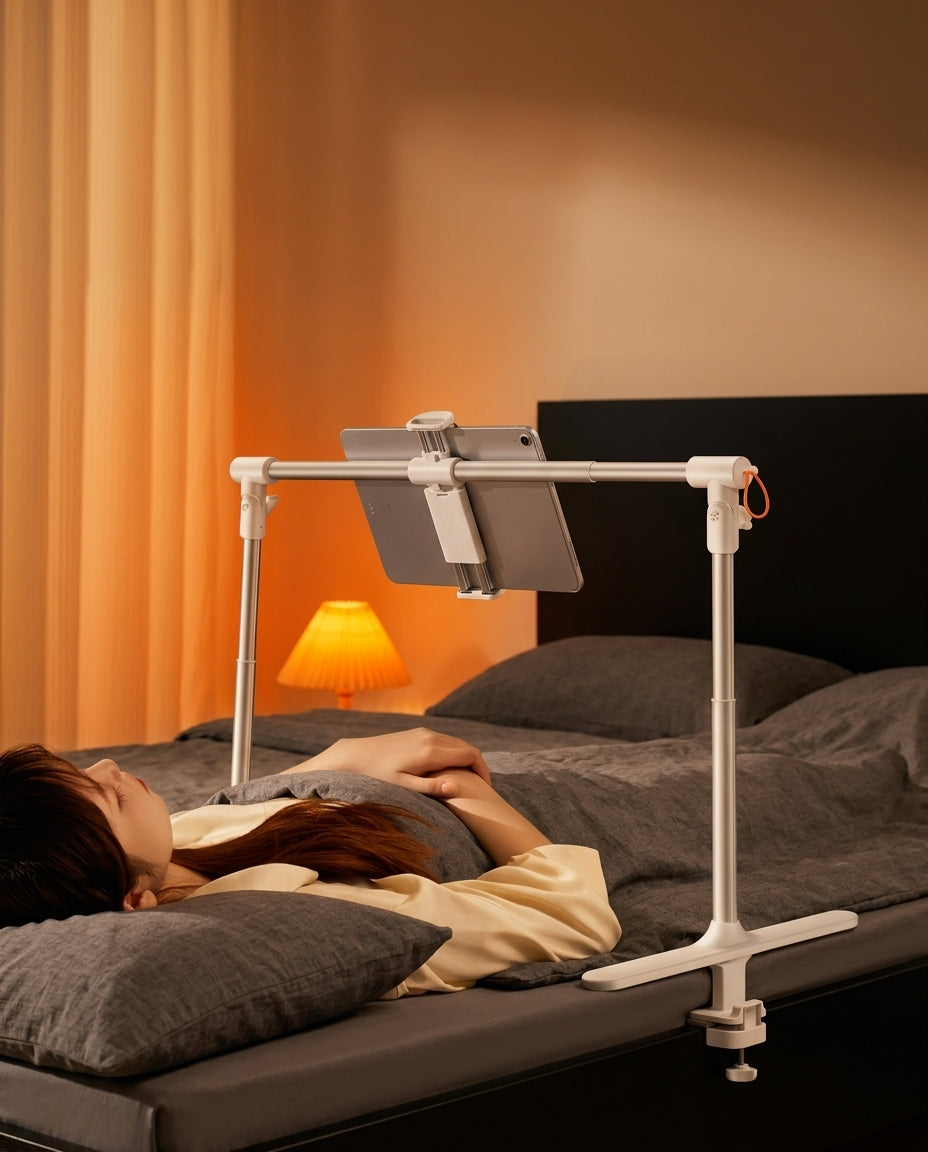 Tablet-Ständer fürs Bett mit verstellbarer Höhe – freihändig sehen und lesen – Produktbild 2