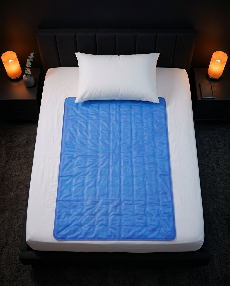 Kühlmatte fürs Bett mit Gel – bleibt kühl ohne Strom und Aufbau – Produktbild 2