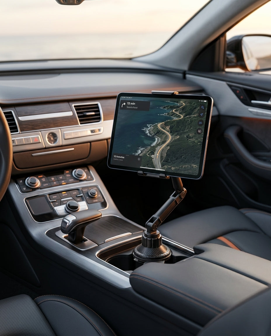 Tablet-Halterung fürs Auto und den Schreibtisch – stabil und freihändig – Produktbild 2