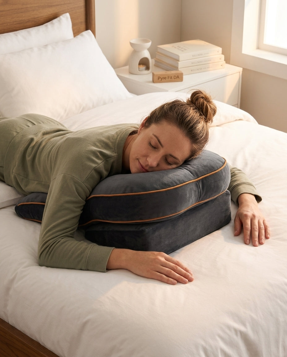 Bauchschläferkissen mit verstellbarer Füllung – Memory Foam für druckfreies Liegen – Produktbild 2