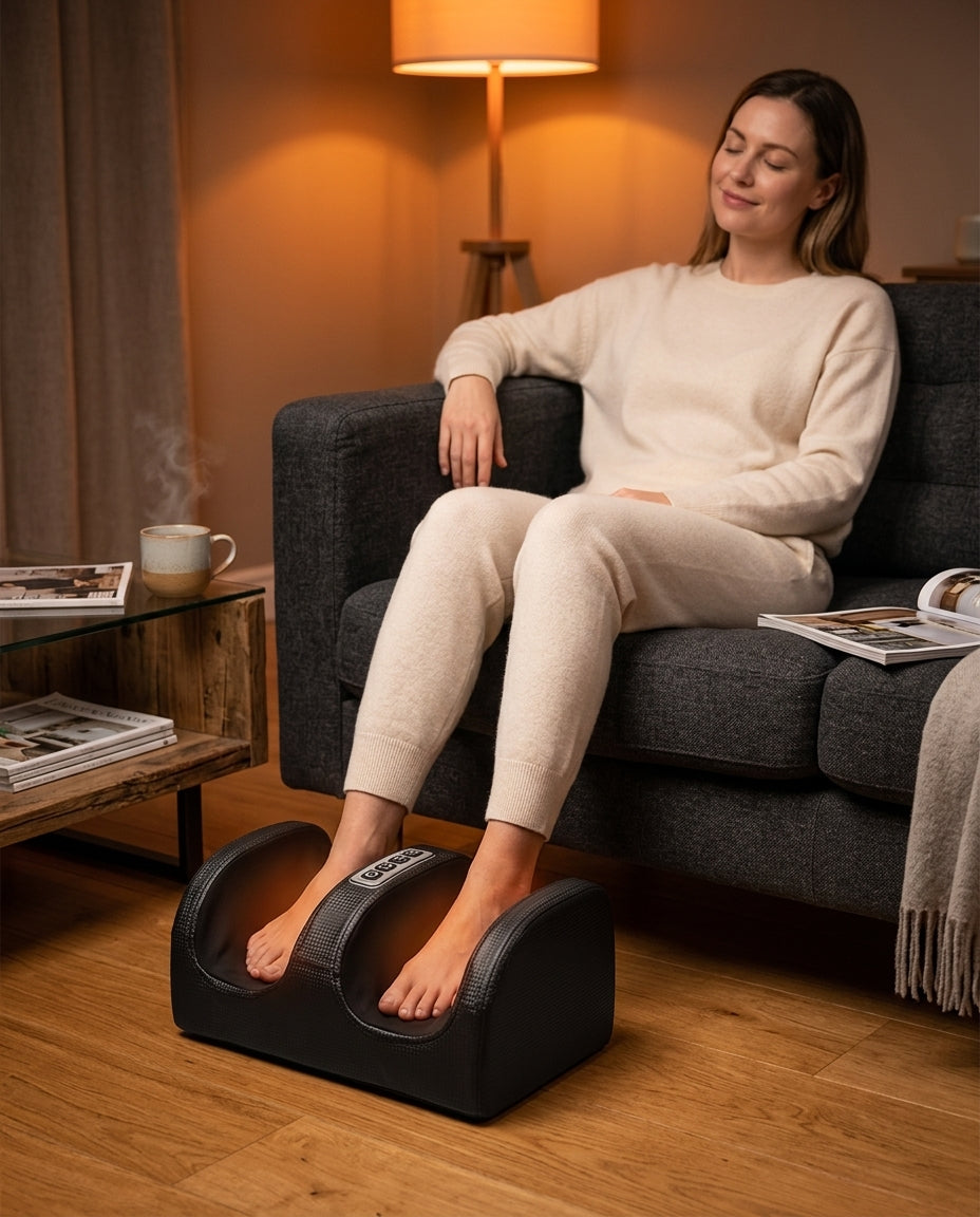 Shiatsu-Fussmassagegerät mit Wärme – Knetmassage für müde Füsse – Produktbild 2