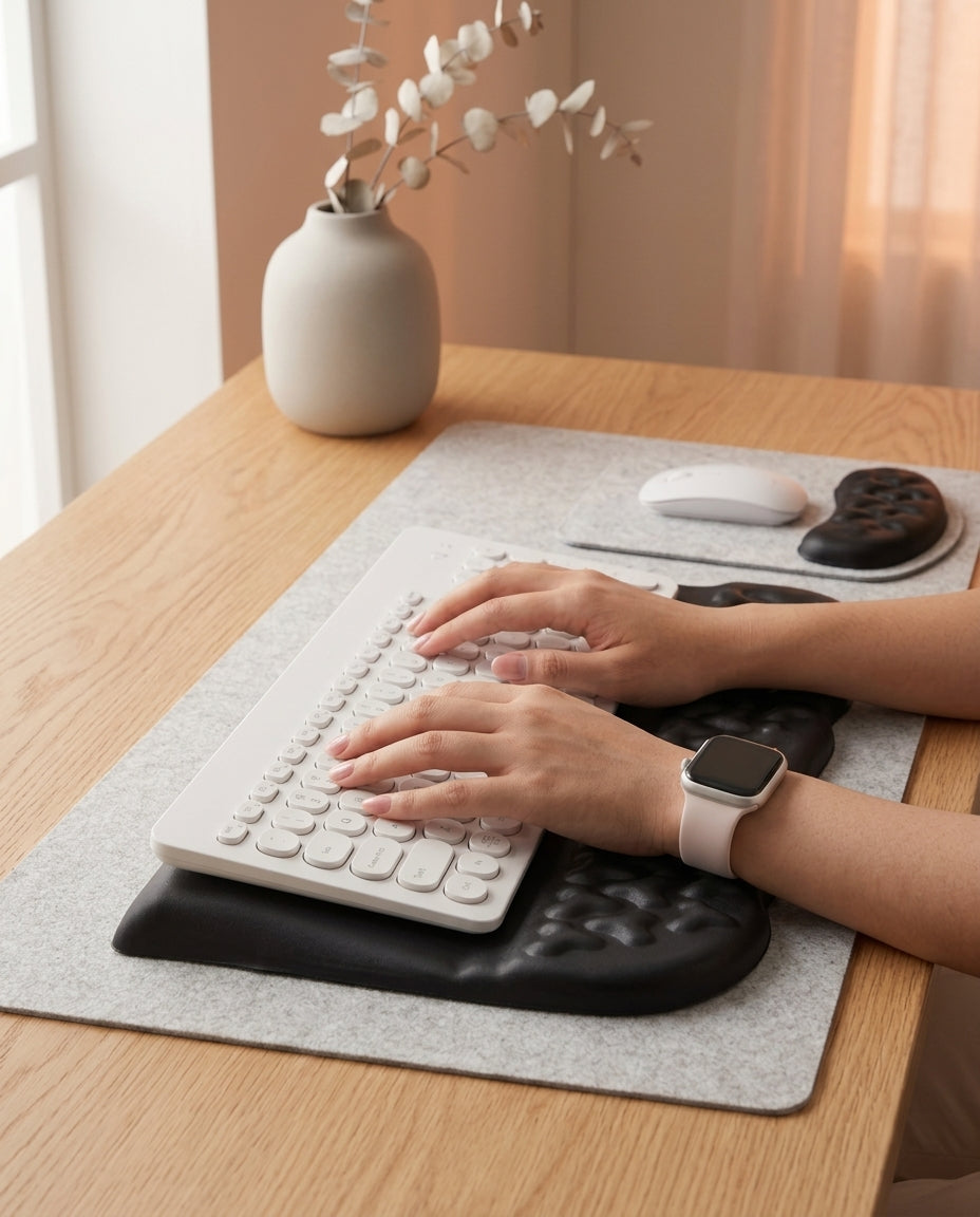 Handballenauflage für Tastatur und Maus – druckentlastende Stütze fürs Handgelenk – Produktbild 2