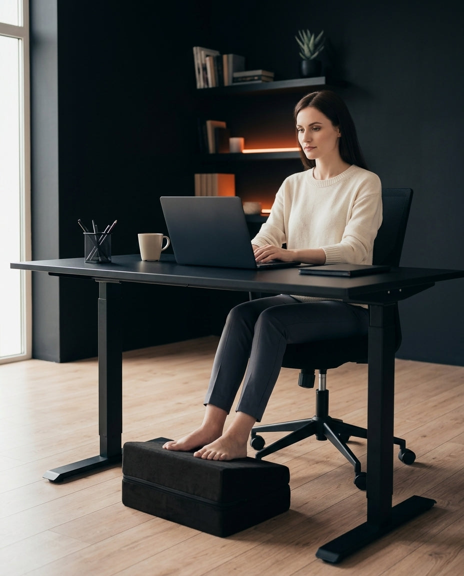 Ergonomische Fussstütze fürs Büro – 3 Höhen für Haltung und Sitzkomfort – Produktbild 2