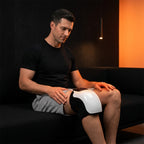 Kniemassagegerät mit Wärme – kabellos und umschliessend für die Regeneration – Produktbild 2