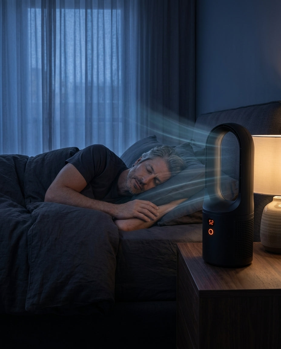Turmventilator ohne Rotorblätter – leiser Luftstrom für Zuhause und Arbeitsplatz – Produktbild 3
