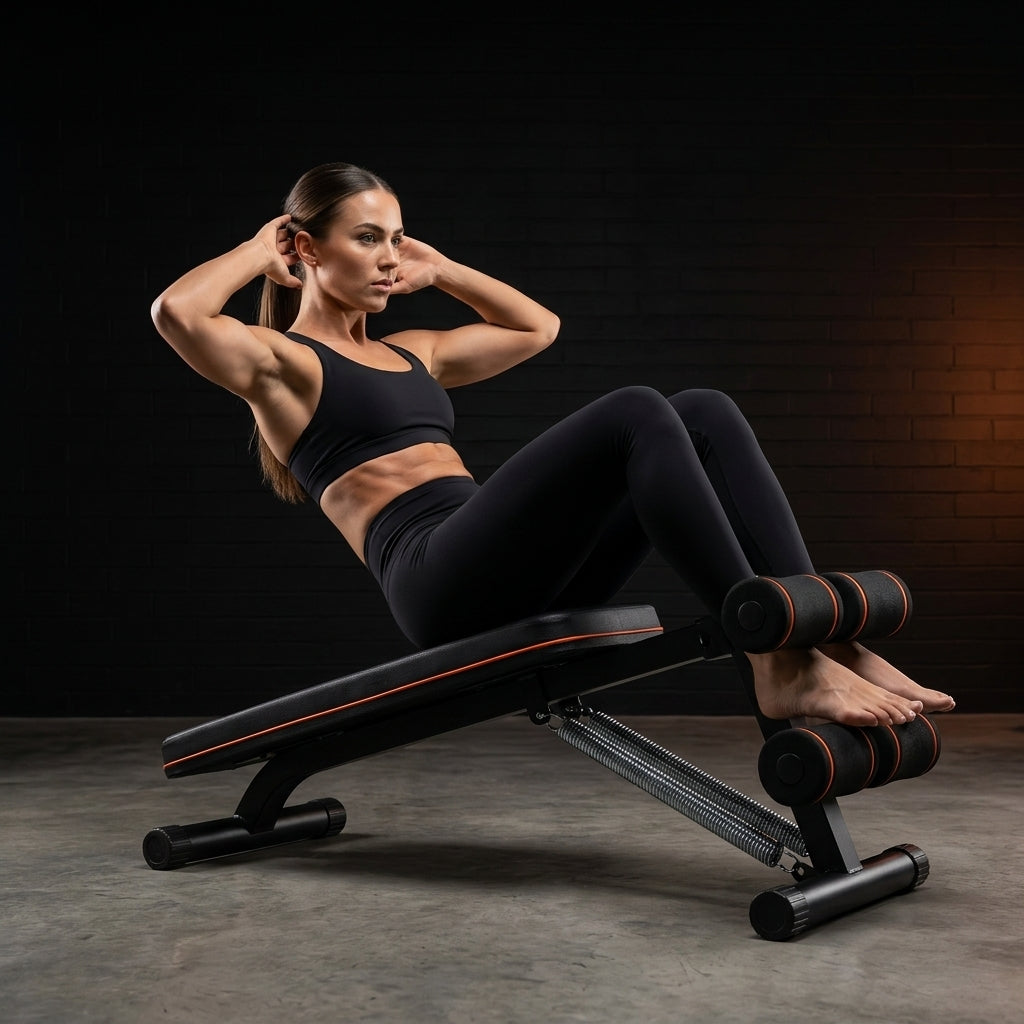 Rückentrainer mit verstellbarem Winkel – Dehnung und Core-Training zu Hause – Produktbild 3