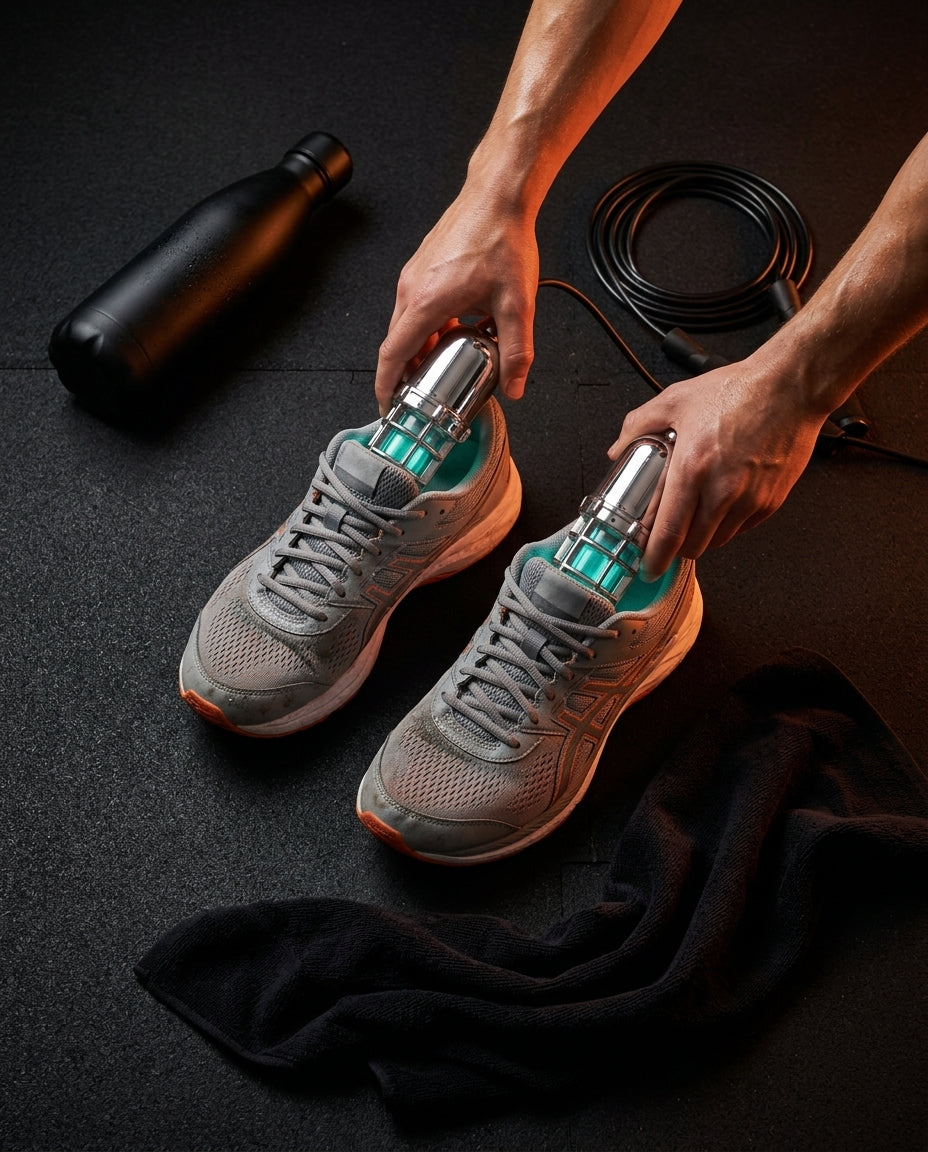 Schuhtrockner elektrisch – sanfte Wärme gegen Feuchtigkeit und Gerüche in Schuhen – Produktbild 3