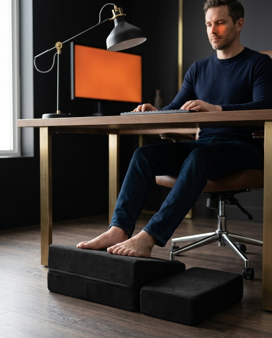 Ergonomische Fussstütze fürs Büro – 3 Höhen für Haltung und Sitzkomfort – Produktbild 3