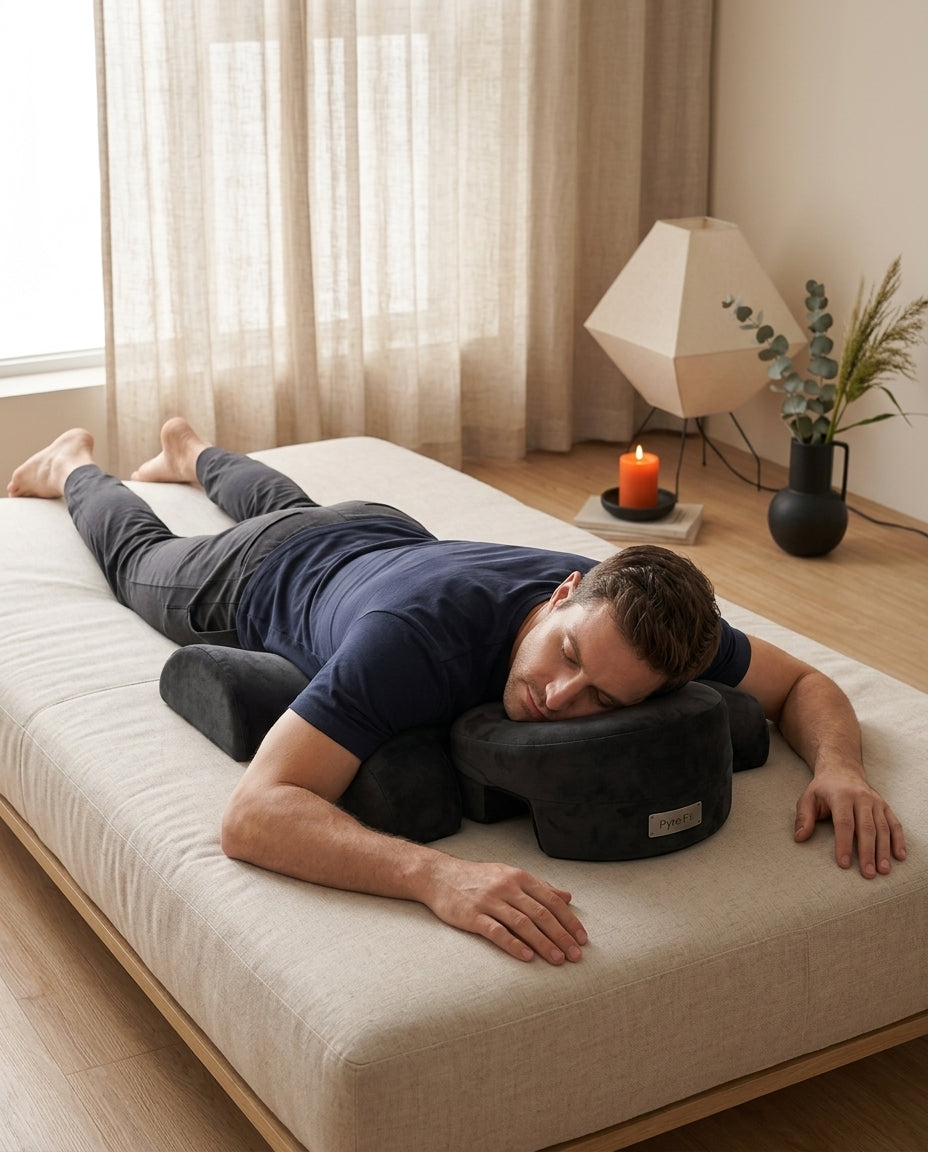 Bauchschläferkissen mit Brustauflage – ergonomische Stütze für die Bauchlage – Produktbild 2