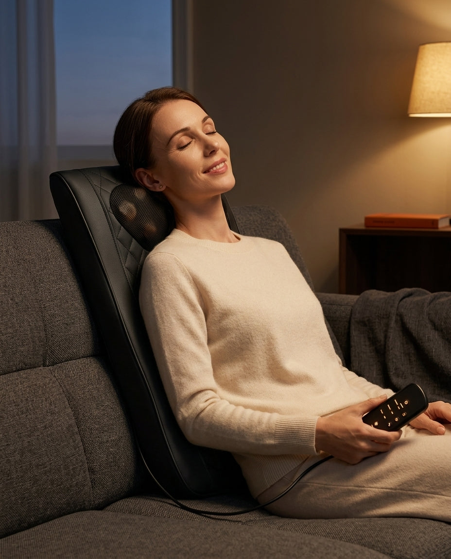 Nackenmassagegerät mit Wärme und Shiatsu-Knetfunktion – für Nacken, Rücken und Beine – Produktbild 3