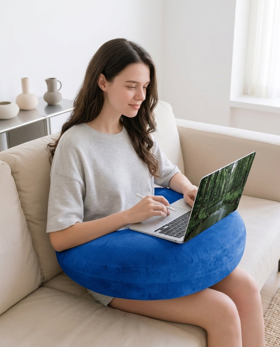 Lesekissen mit Armstütze – für Sofa und Bett beim Lesen, Gamen und Arbeiten – Produktbild 4