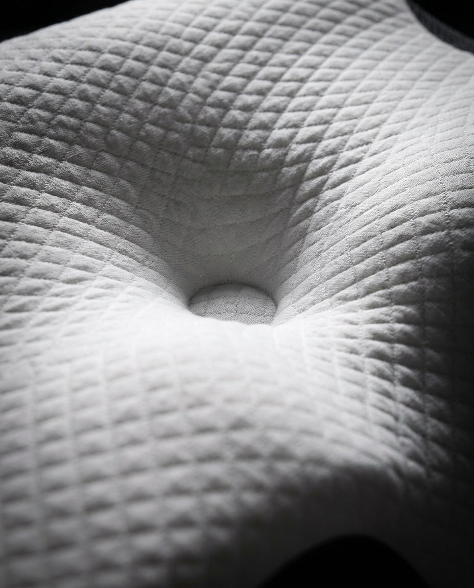 Memory-Foam-Kissen mit zwei Höhen – ergonomische Nackenstütze für erholsamen Schlaf – Produktbild 4