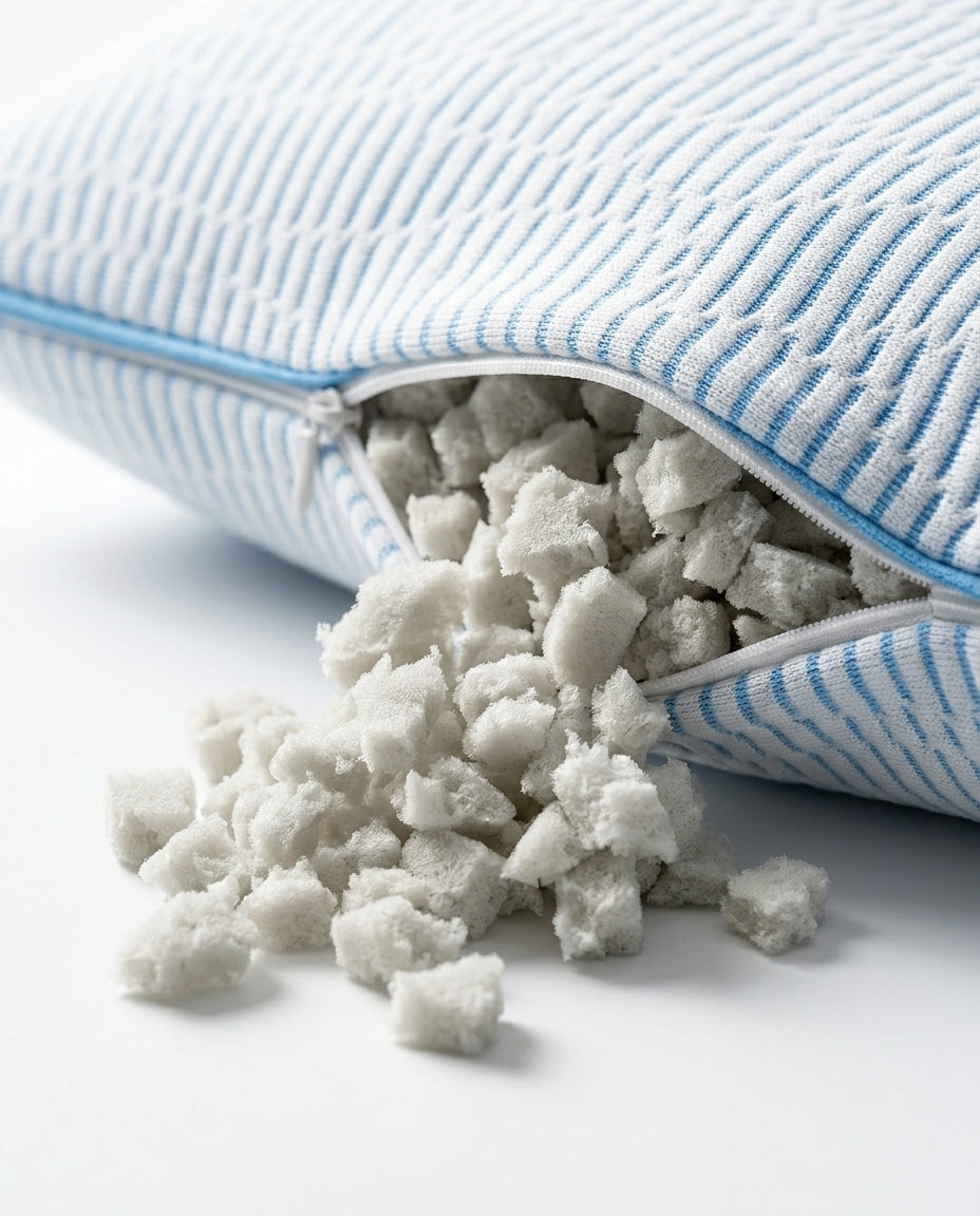 Memory-Foam-Kissen mit anpassbarer Füllung – individuelle Höhe für erholsamen Schlaf – Produktbild 4