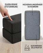 Ergonomische Fussstütze fürs Büro – 3 Höhen für Haltung und Sitzkomfort – Produktbild 5