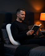 Seitenschläferkissen aus Memory Foam – V-Form für Kopf, Nacken und Beine – Produktbild 7