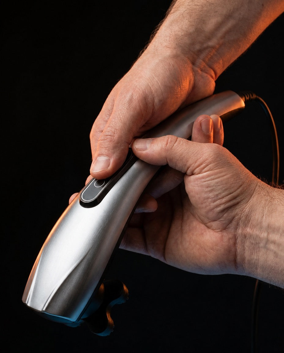 Massagepistole mit Wechselaufsätzen – Tiefenmassage für Muskeln und Regeneration – Produktbild 6
