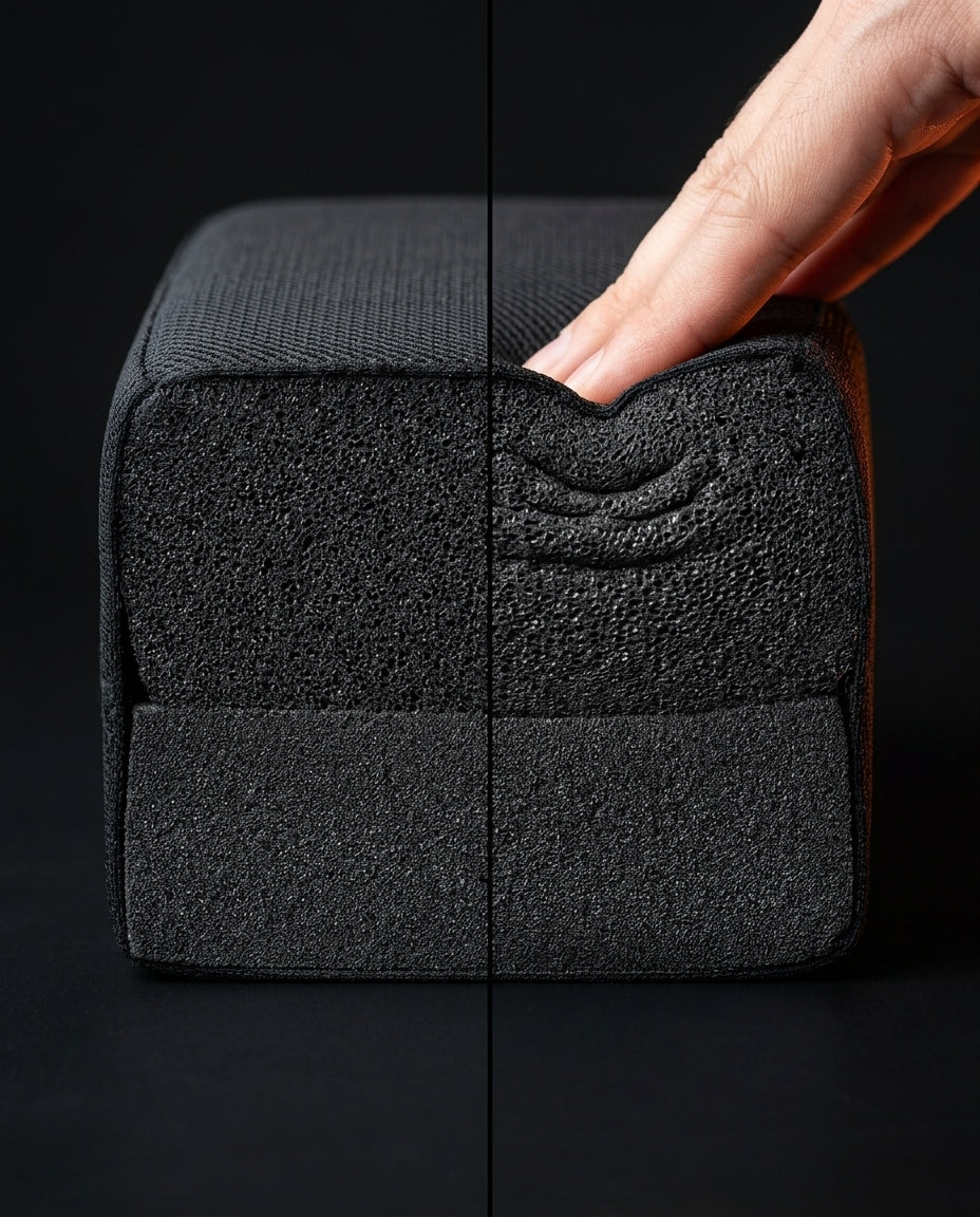 Sitzkissen aus Memory Foam mit Vibration – Stütze für Büro, Auto und lange Fahrten – Produktbild 6