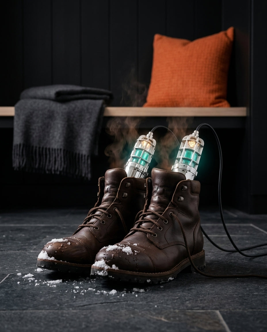 Schuhtrockner elektrisch – sanfte Wärme gegen Feuchtigkeit und Gerüche in Schuhen – Produktbild 7
