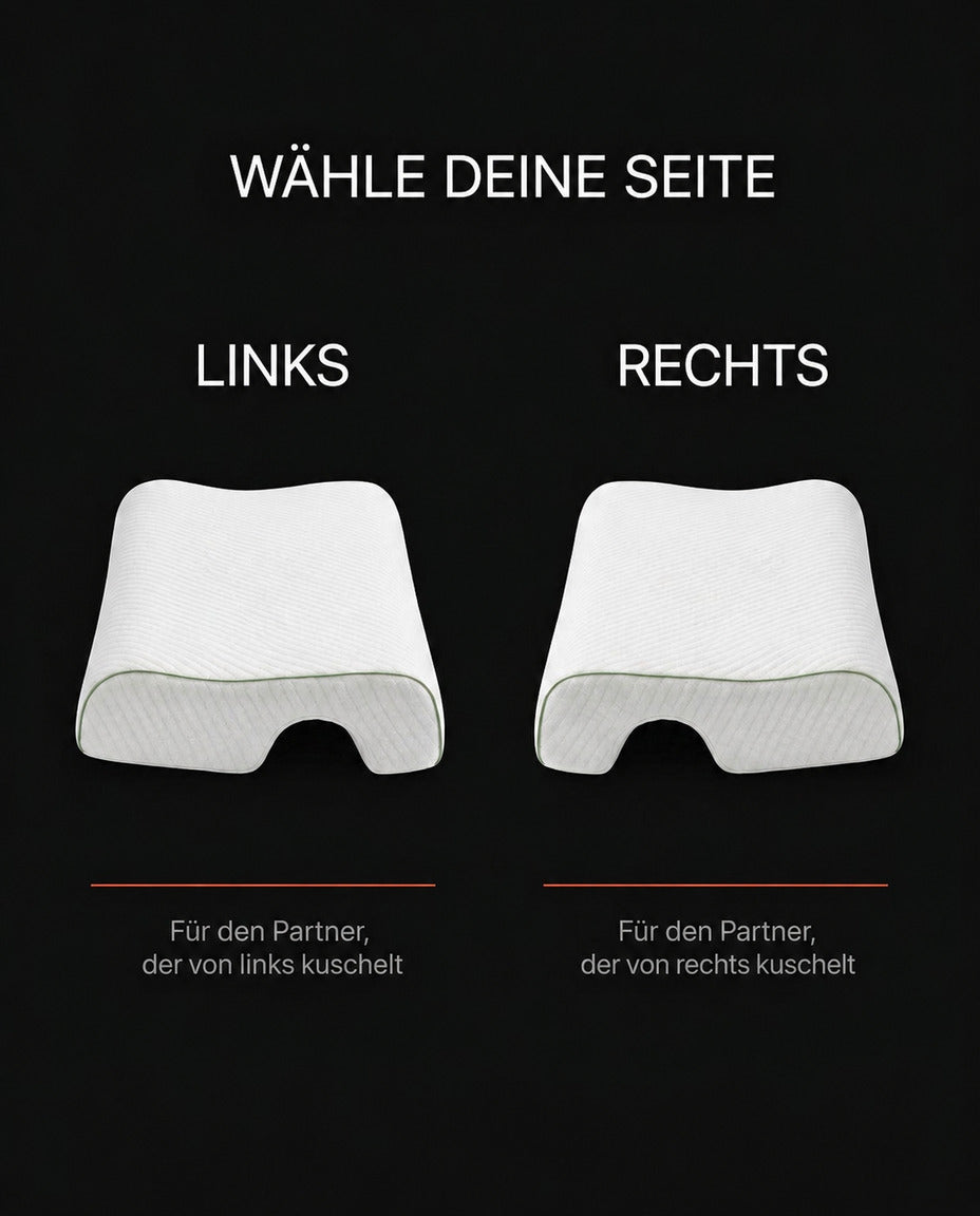 Partnerkissen mit Armaussparung – bequemes Kuscheln ohne eingeschlafenen Arm – Produktbild 7