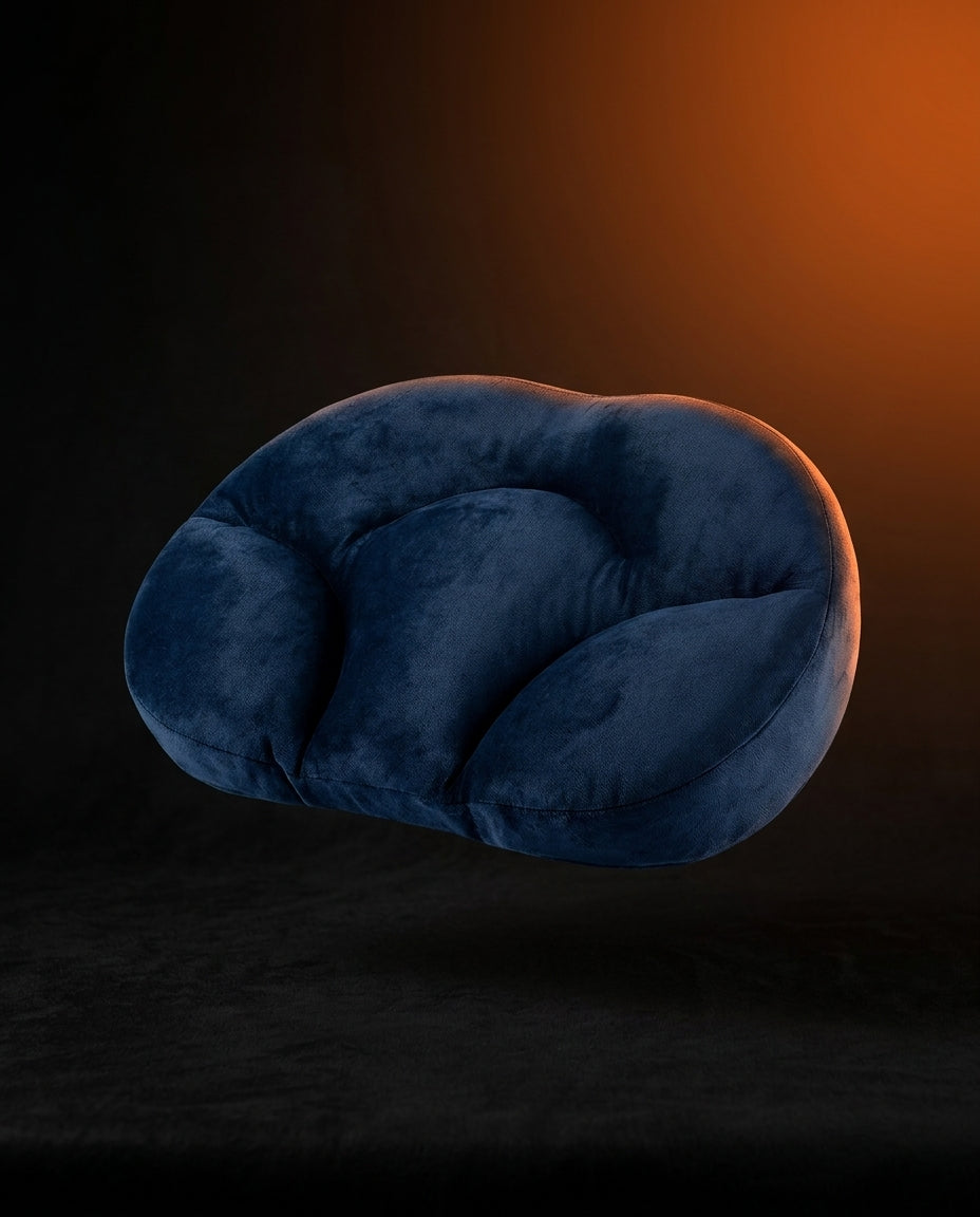 Nackenkissen in Eiform – ergonomische Stütze für Rücken- und Seitenschläfer – Produktbild 9