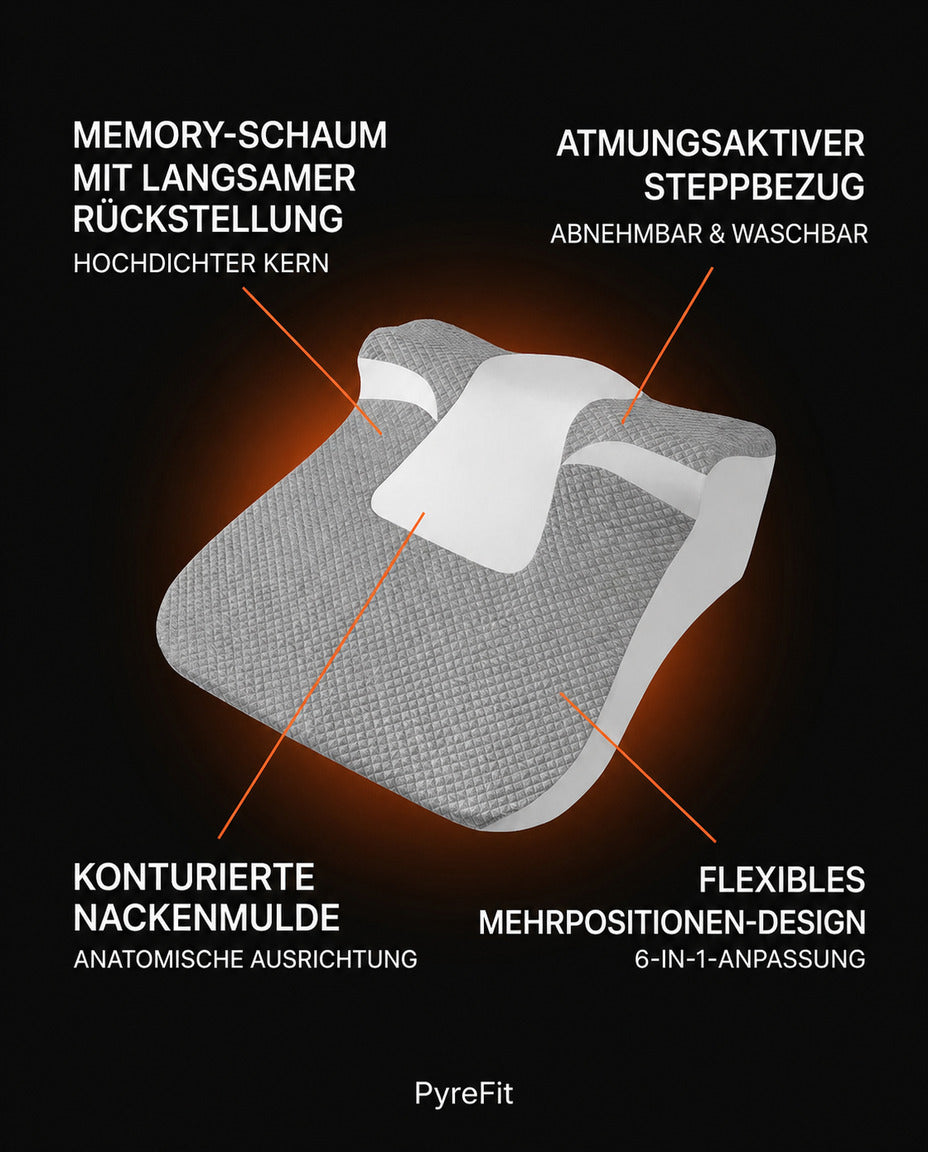Keilkissen verstellbar mit Memory Foam – Rückenstütze zum Lesen und Beine hochlegen – Produktbild 8