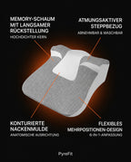Keilkissen verstellbar mit Memory Foam – Rückenstütze zum Lesen und Beine hochlegen – Produktbild 8