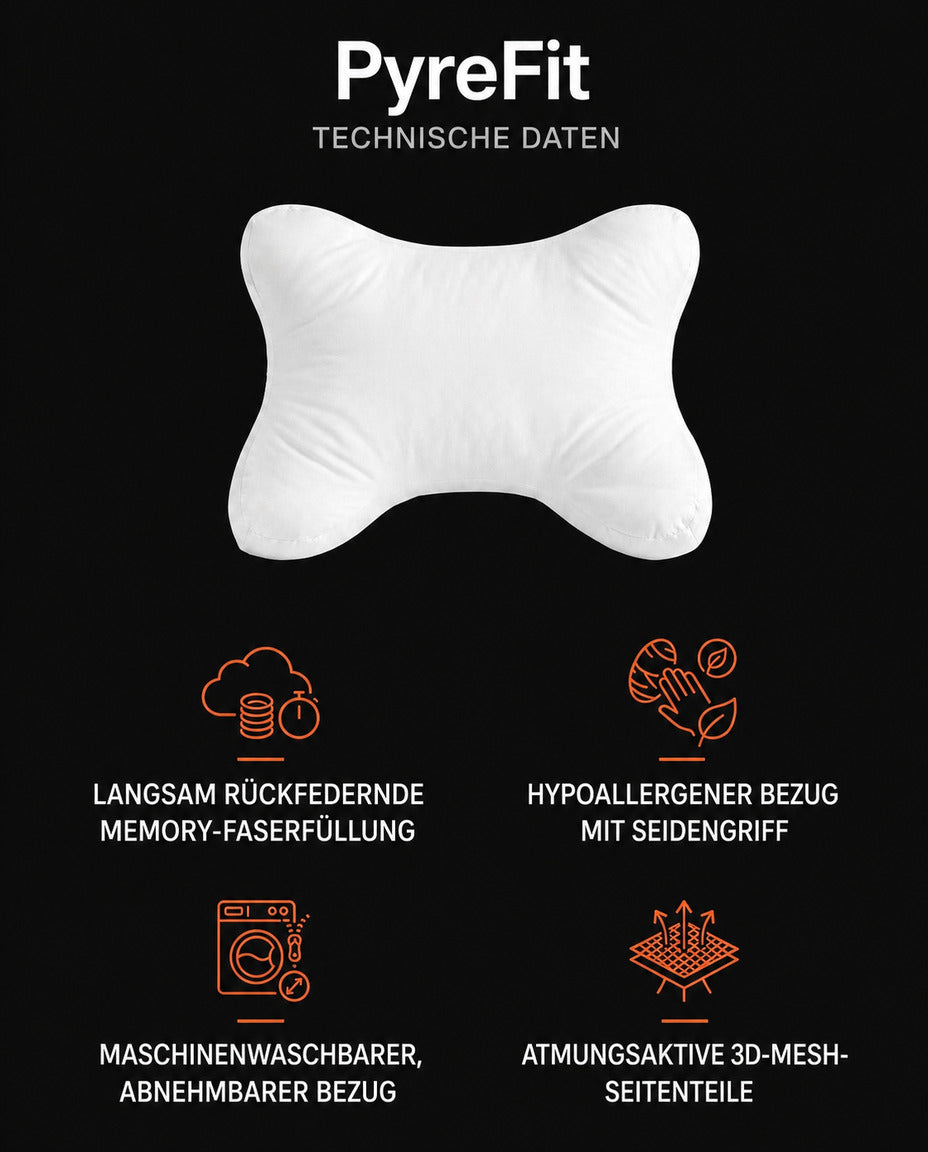 Seitenschläferkissen mit Kopfmulde – Beauty-Schlafkissen gegen Schlaffalten – Produktbild 8