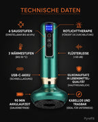 Schröpfgerät mit Wärme und einstellbarem Sog – Schröpfmassage für zu Hause – Produktbild 8