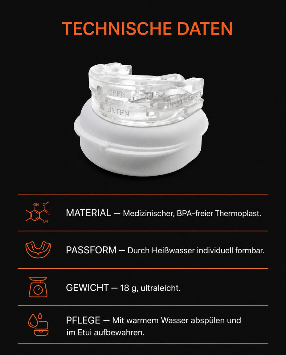 Schnarchschiene weich und verstellbar – für ruhigere und leisere Nächte – Produktbild 8