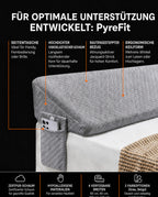 Keilkissen fürs Bett aus Memory-Schaum – sanfte Schräglage zum Lesen und Entspannen – Produktbild 8