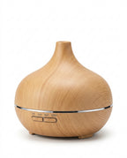 Aroma Diffuser mit Farblicht – Ultraschall-Vernebelung in Holzoptik für einen ruhigeren Raum – Produktbild 8