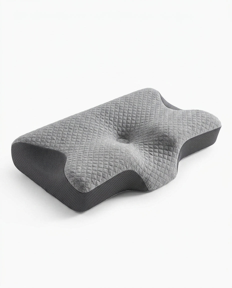 Memory-Foam-Kissen mit zwei Höhen – ergonomische Nackenstütze für erholsamen Schlaf – Produktbild 6