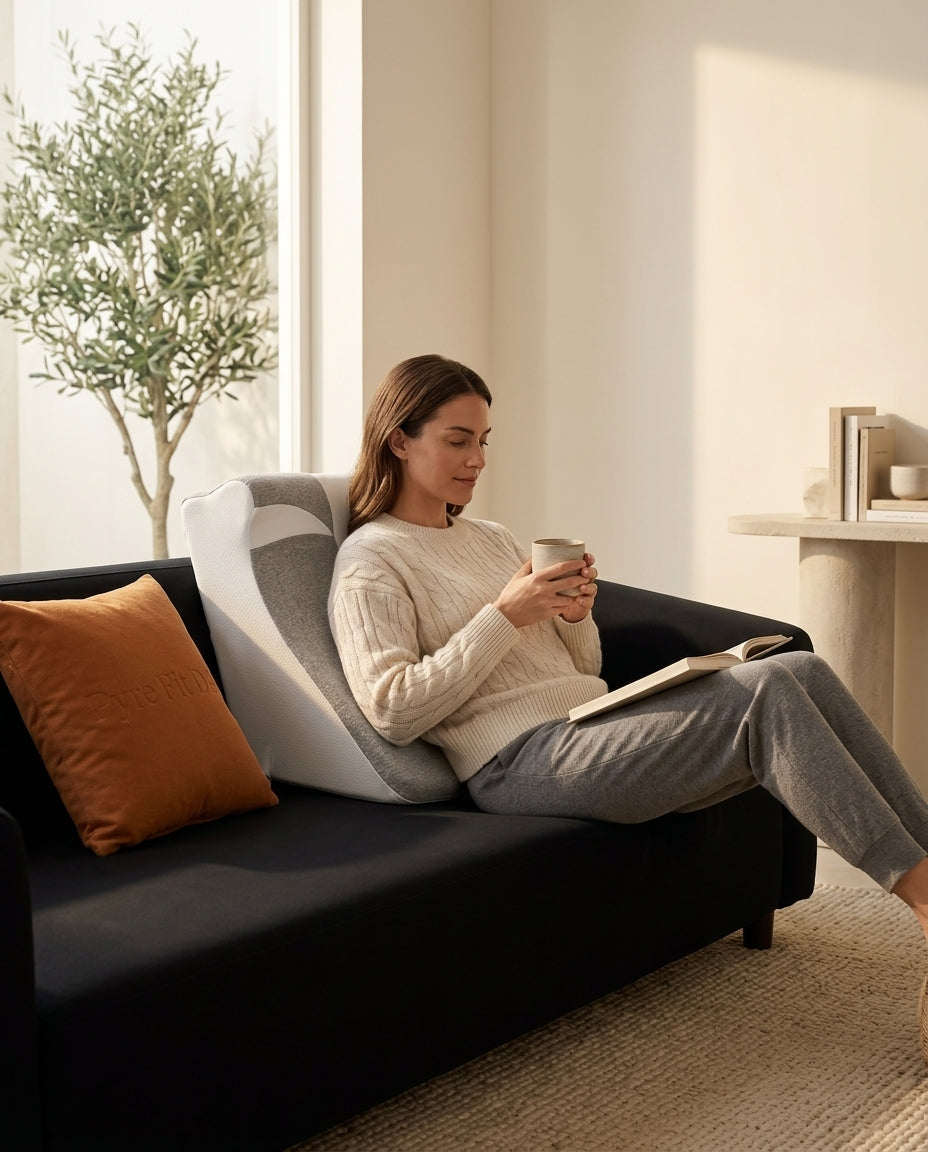 Keilkissen verstellbar mit Memory Foam – Rückenstütze zum Lesen und Beine hochlegen – Produktbild 9