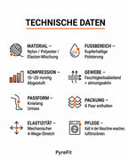 Kompressionssocken im 6er-Pack – Reise und Alltag mit leichten Beinen – Produktbild 10