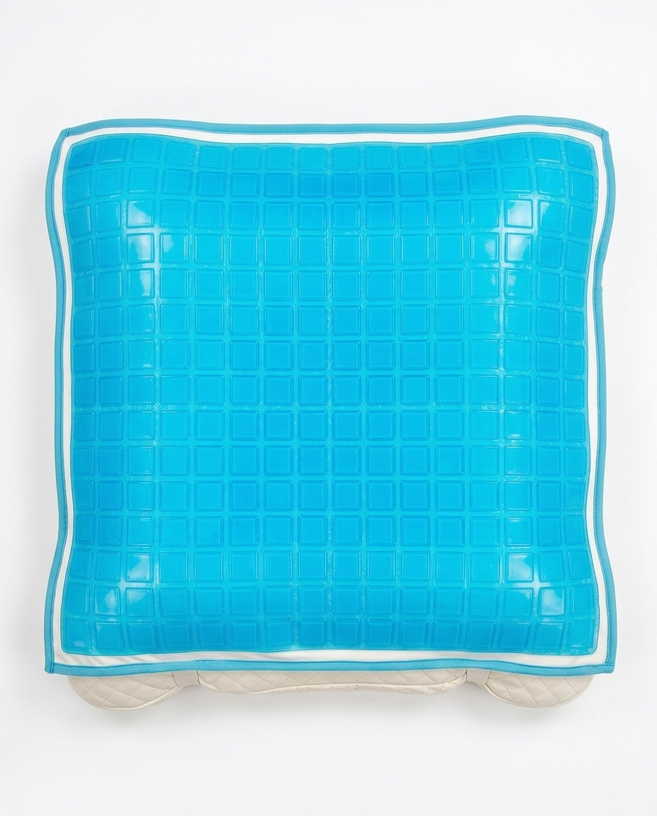 Kühlender Kissenbezug für Warmschläfer – Gel-Oberfläche mit gestepptem Unterfutter – Produktbild 9