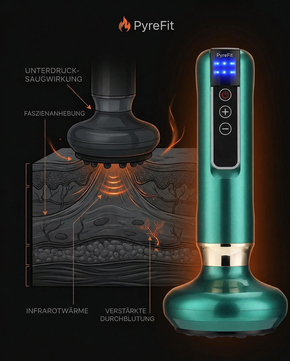 Schröpfgerät mit Wärme und einstellbarem Sog – Schröpfmassage für zu Hause – Produktbild 11