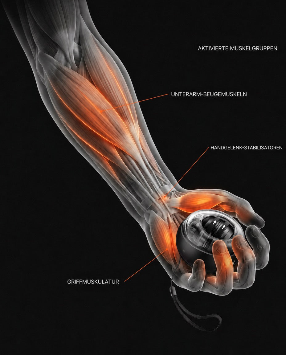 Handtrainer mit Kreiseltechnik – Griffkraft für Hand, Handgelenk und Unterarm – Produktbild 11