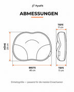 Nackenkissen in Eiform – ergonomische Stütze für Rücken- und Seitenschläfer – Produktbild 13